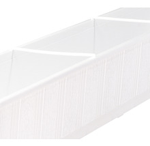 Jardinière Geli Standard, plastique, 100x17x14 cm, blanc