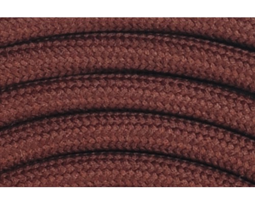 Câble textile brun pour lampes