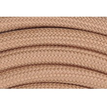 Câble textile malléable T03VVT-F 2x0,75 + CU marron clair 1,5 m-thumb-2