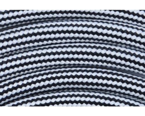 Câble textile à motif en zigzag