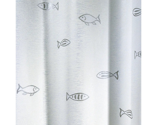 Rideau avec motif de poissons