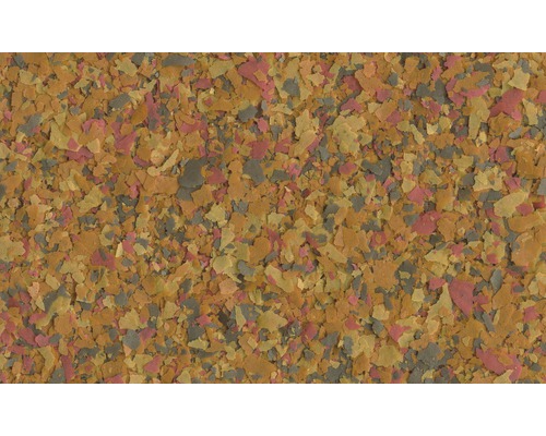 Fischfutterflocken als Nahaufnahme