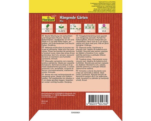 FloraSelf Logo Hängebepflanzung Samenmischung