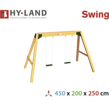 Doppelschaukel Hyland Swing Holz natur-thumb-1