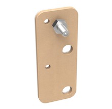 Plaque de montage avec vis de fixation