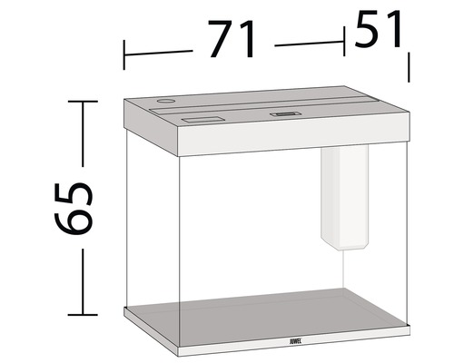 Image avec les dimensions d''un aquarium