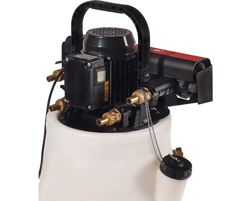 Abwasserpumpe mit Tragegriff und Tank