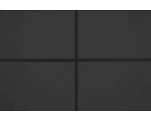 Detailansicht einer Möbelfront mit Rahmenoptik