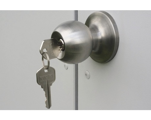 Poignée de porte avec clé