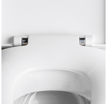 Detailansicht eines Toilettensitzes