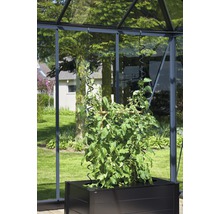 Jardinière JULIANA 95x55x37 cm noir