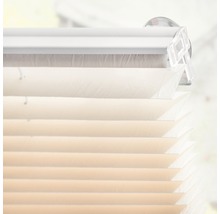 Store plissé pour fenêtre de toit Lichtblick Haftfix M08 crème-thumb-4