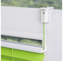 Store plissé Lichtblick tamisant avec guidage latéral vert 45x130 cm-thumb-3