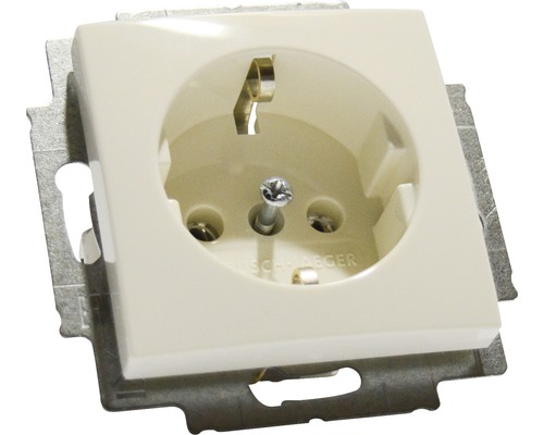 Insert de prise de courant avec cadre pour installation électrique