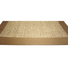 Tapis en fibres naturelles avec bordure