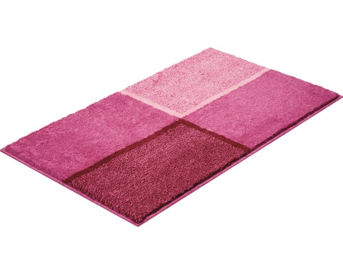 Tapis de bain rectangulaire avec motif géométrique