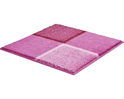 Quadratische Badematte mit geometrischem Muster
