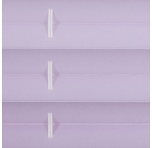 Store plissé Lichtblick avec guidage latéral, dégradé de couleurs blanc/taupe/violet 110x130 cm-thumb-4