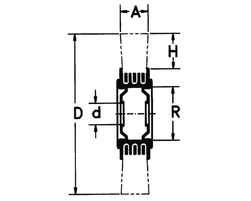 Dessin technique d''un raccord avec dimensions