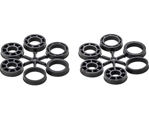 Roulettes noires pour guide de sangle de volet roulant