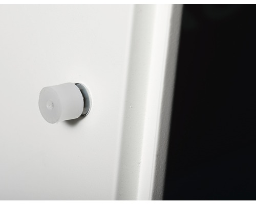 Türpuffer aus Kunststoff mit Metallscheibe