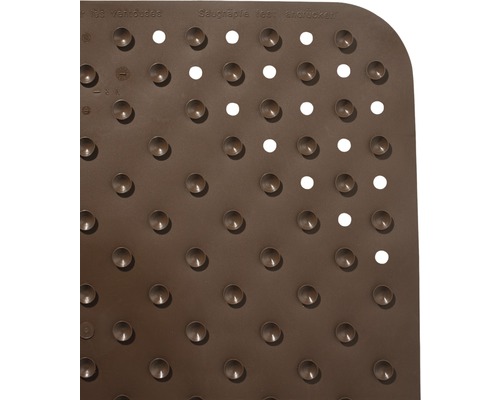 Detail einer Badewannenmatte mit Saugnäpfen