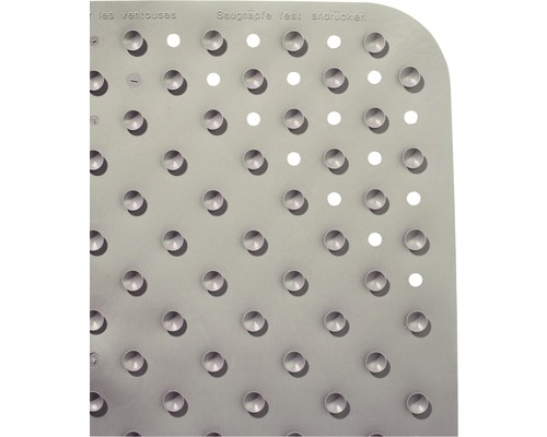 Detailaufnahme einer Duschmatte mit Saugnäpfen