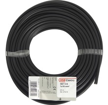 Câble électrique H07 V-K, 1x10 mm², rouleau de 25 mètres