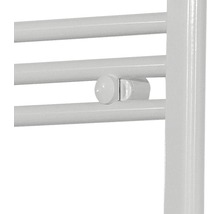 Radiateur de salle de bains Bari 1785 x 500 mm blanc raccordement au milieu en bas-thumb-2