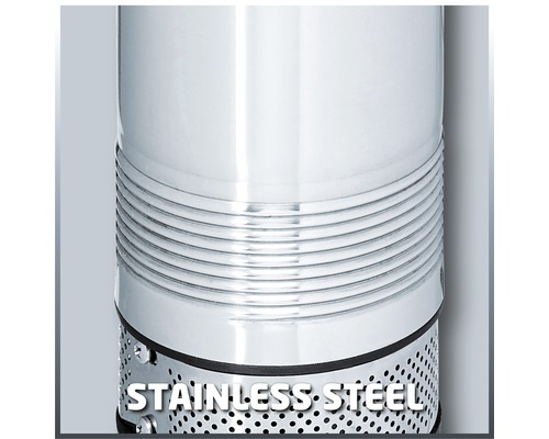 Boîtier en acier inoxydable d''une pompe de jardin