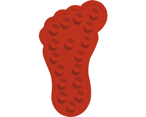 Insert de baignoire pour pieds en forme de pied avec picots