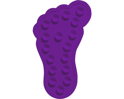 Fußmassagegerät in Form eines Fußes mit Noppen
