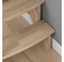 Detailansicht einer Treppe aus Holz