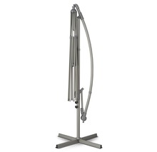 Armature de parasol en aluminium Ø 3 m, gris