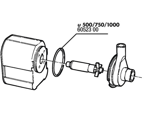 Joint JBL cache rotor Proflow u 500-1000 2 pièces-0