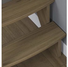 Vue détaillée d''un escalier en bois