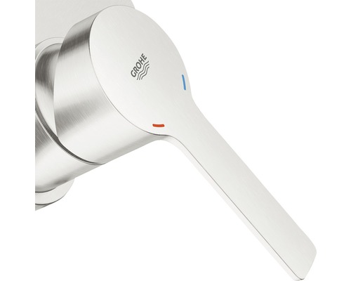 Grohe Logo auf einer Armatur für ein Waschbecken