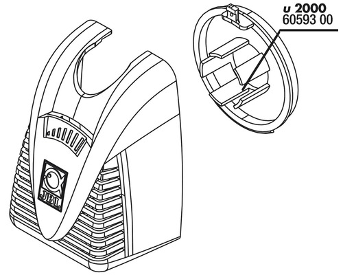 Pièce de rechange JBL U 2000 en détail.
