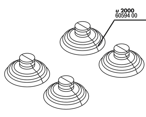 Quatre ventouses