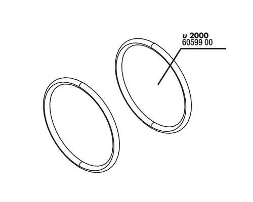 Deux joints d''étanchéité