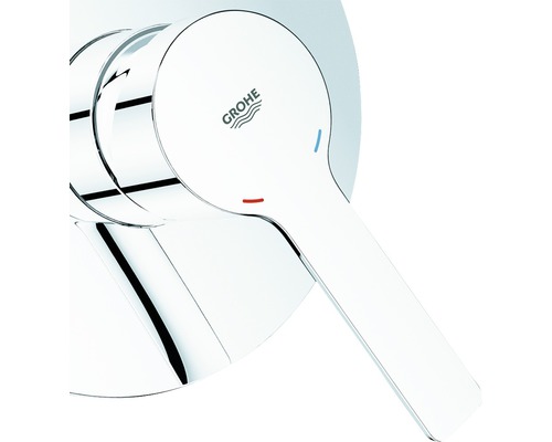 Logo Grohe sur un mitigeur monocommande