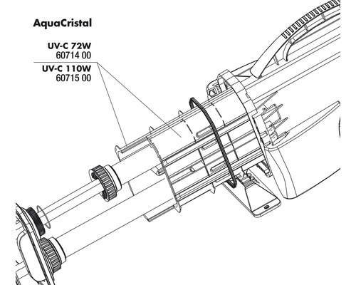Schéma du module de clarification AquaCristal UV-C