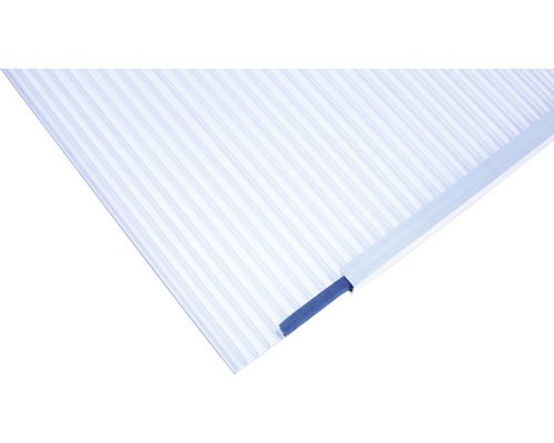 Plaque de polycarbonate avec profilé