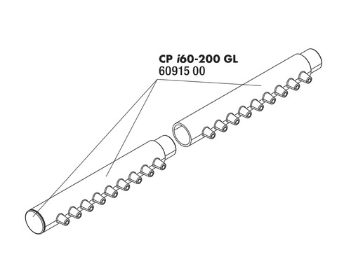 Gardinenschiene mit Rollen