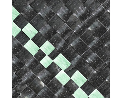 Tapis tressé avec motif