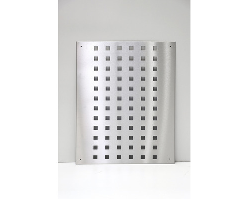 Cache perforé en acier inoxydable