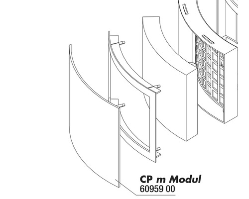 Schéma de montage d''un module d''angle