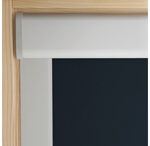 Rollo mit Abdeckung und seitlichen Führungsschienen