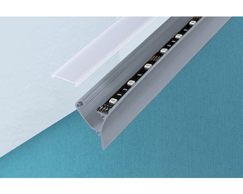 LED-Leiste mit Abdeckung zur Wandmontage