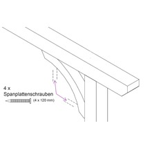 Rundes Kopfband SKAN HOLZ, weiß